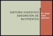 4.2.- Fisiología Digestiva y Absorción de Nutrientes en el Deportista. Dr Tello Sánchez