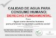 Agua de Consumo Humano -Derecho Fundamental (22!03!2013)