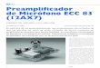 Preamp para Micrófono ECC83-12AX7