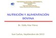 NUTRICIÓN Y ALIMENTACIÓN BOVINA (EDDY MAR-UNESR)