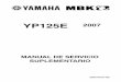 Yp 125 e MAJESTY 125 2007 Manual de Servicio Suplementario