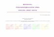 Manual Programación VBA (Excel 2007-2010) - VERSIÓN DEMO