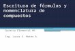 Quimica 06 - Escritura de fórmulas y nomenclatura de compuestos