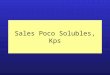 Sales Poco Solubles