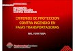 Criterios de Proteccion Contraincendios en Fajas Transportadoras