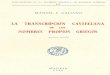 La transcripcion castellana de los nombres propios griegos - Manuel Fernández Galiano