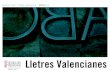 Lletres Valencianes n. 31 - Novetats editorials
