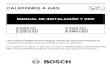 Manual Calefones Bosch Confort 10-5-17!4!22 7kw de Tiro Natural