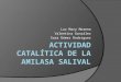 Actividad catalítica de la amilasa salival