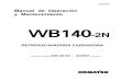 WB140-2N Manual Operacion y Mantenimiento