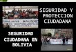 Seguridad Ciudadana en Bolivia