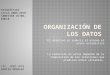 organización de los datos