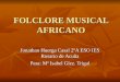 Folclore musical africano