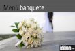 Menú banquete idilium Casaments Girona - Banyoles