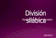Divisi³n silbica - ELE