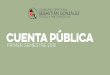 Cuenta pública 1er semestre | CT Sebastián González