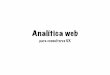 Analítica web para consultores ux
