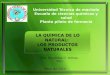 Química de Productos Naturales: metabolitos 2 UTMACH