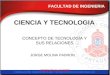 Presentacion Concepto de Ciencia Y Tecnologia 1