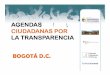 Presentación Agendas Ciudadanas por la Transparencia