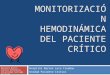 Monitorización Hemodinámica Del Paciente Crítico FINAL