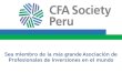 CFA Society Perú - Club de Finanzas - Semana FCA 2015