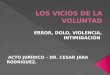 LOS VICIOS DE LA VOLUNTAD-MILAGROS ZAPATA V. EXPOSICION FINAL.pptx