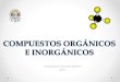1-Compuestos Organicos e Inorgánicos