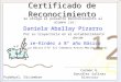 Certificado Trayectoria 2014