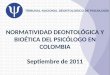Presentacion Manual Deontologico Septiembre 2011