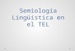 Semiología Lingüística en El TEL