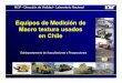Chile. Equipos de Medición de Macrotextura Empleados en Chile