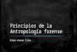 Principios de La Antropología Forense