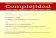 Revista Complejidad-25- Enero - Marzo 2015