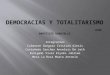 Democracias y Totalitarismo
