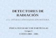 Detector Radiacion