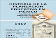 Historia de La Planeación Educativa en México