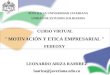 Curso Virtual Etica Empresarial y Motivacion Fedeoxy
