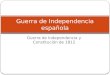 Guerra de Independencia Española