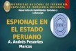 Espionaje en El Estado Peruano