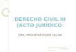 DER.CIV. III - Acto Jurídico I
