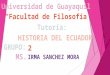 Exposicion de Historia Del Ecuador
