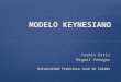 Modelo Keynesiano