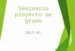 Seminario TDG 2015-01