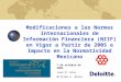 Modificaciones a las Normas Internacionales de Información Financiera (NIIF) en Vigor a Partir de 2005 e Impacto en la Normatividad Mexicana 7 de octubre