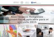 Asociaciones Religiosas Régimen fiscal aplicable para el ejercicio 2015 Febrero 2015