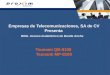 Empresas de Telecomunicaciones, SA de CV Presenta BWA. Acceso Inalámbrico de Banda Ancha Tsunami QB-8100 Tsunami MP-8100