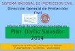 Informe final de atenciones brindadas en “ Plan Divino Salvador 2014“ Dirección General de Protección Civil Informe final de atenciones brindadas en Plan