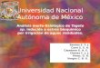 Universidad Nacional Autónoma de México Análisis morfo-fisiológico de Tagete sp. inducida a estrés bioquímico por irrigación de aguas residuales. Barrios