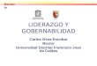 LIDERAZGO Y GOBERNABILIDAD Carlos Ossa Escobar Rector Universidad Distrital Francisco José de Caldas Rectoría